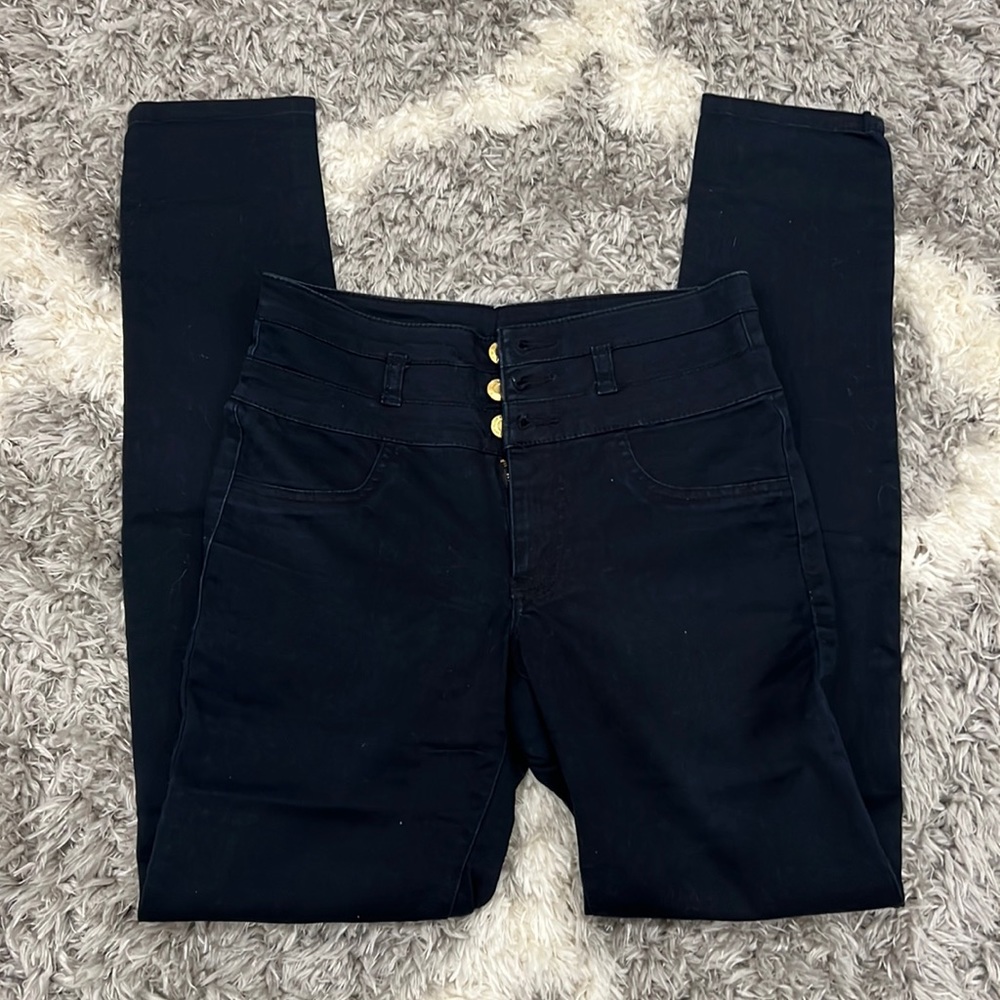 Arden B navy blue high waisted pants